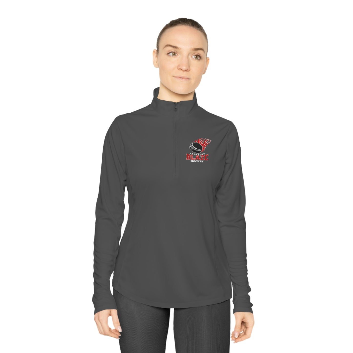 Ladies DUKE #10 Blaze Quarter-Zip Pullover