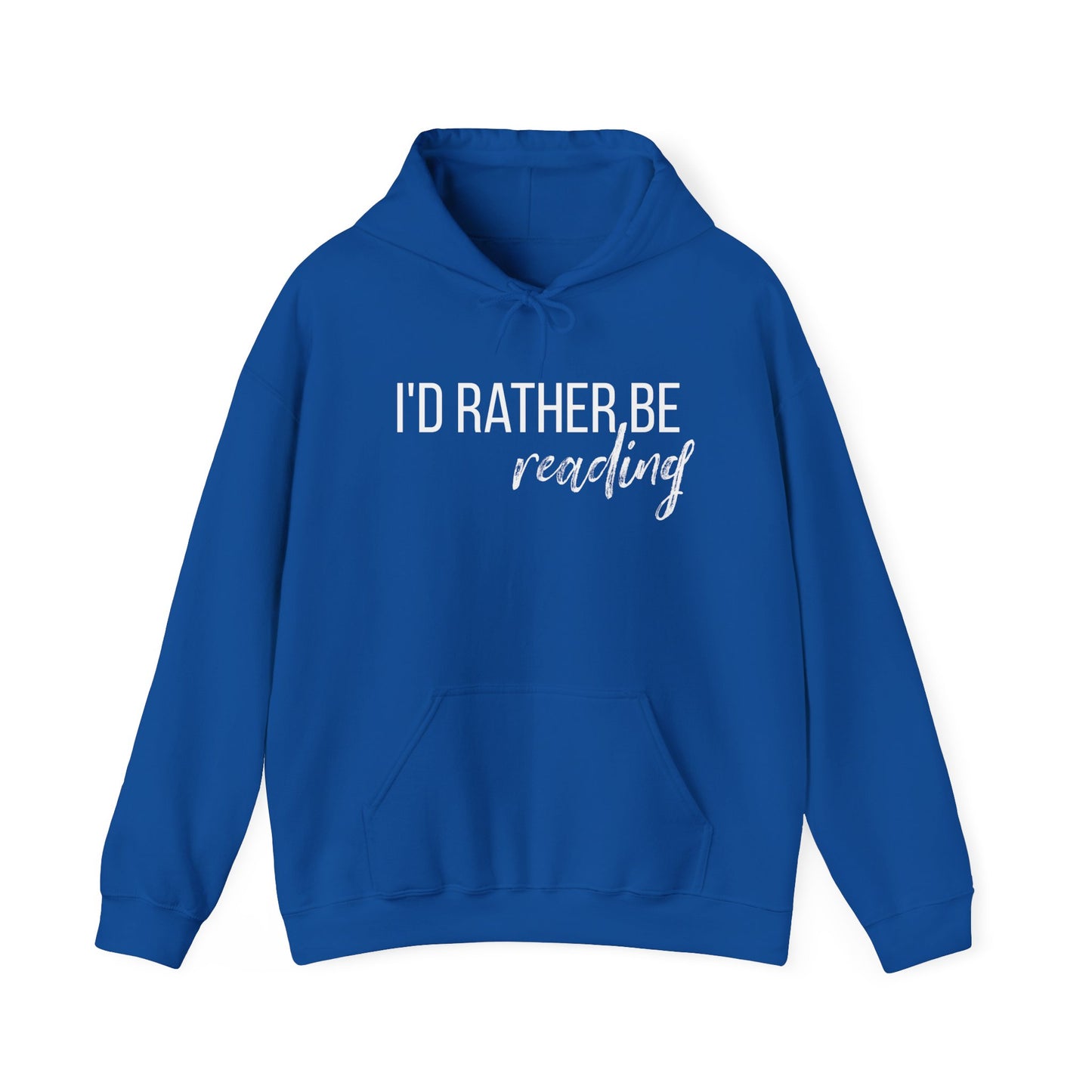 I'D RATHER BE READING Unisex Heavy Blend™ Hoodie