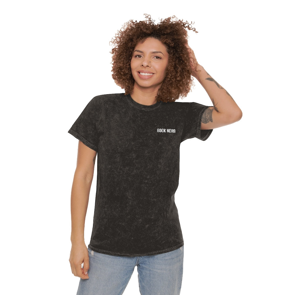 BOOK NERD Unisex Mineral Wash T-Shirt
