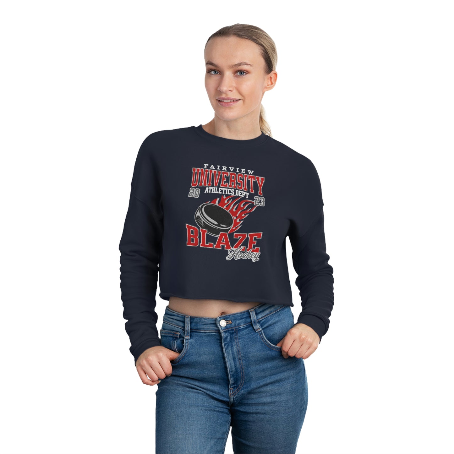 Blaze Women's Cropped Sweatshirt
