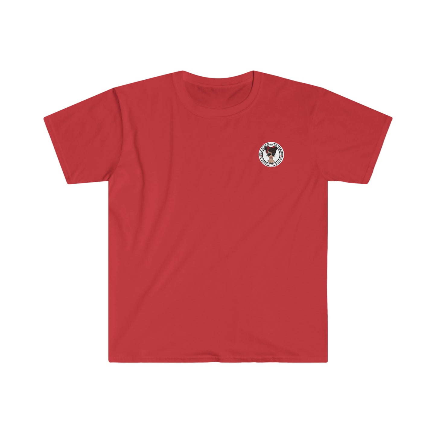 Brunette - different color options Unisex Softstyle T-Shirt